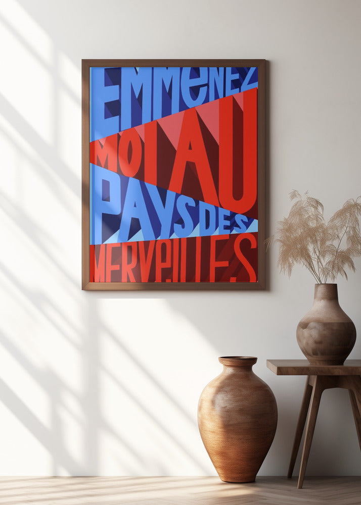 Bold Typography with Vibrant Color