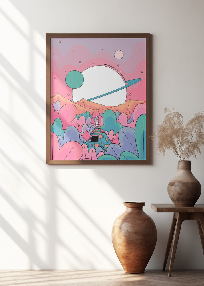 Whimsical Space Scene