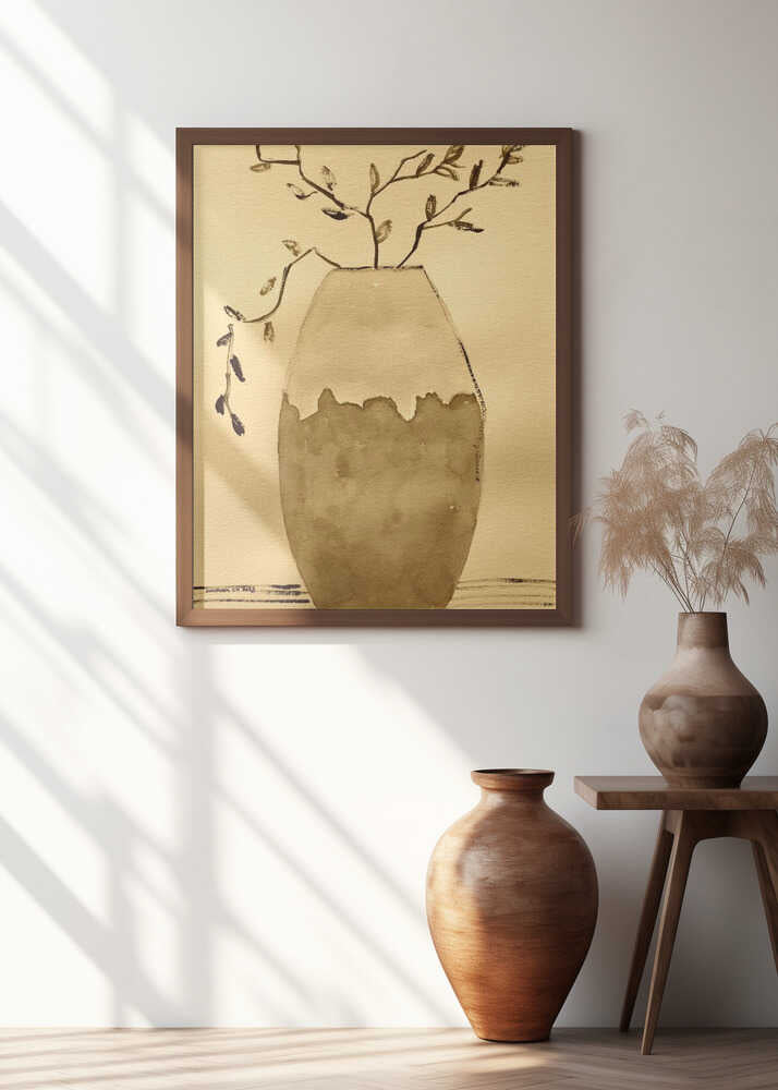 Sepia Serenity Vase