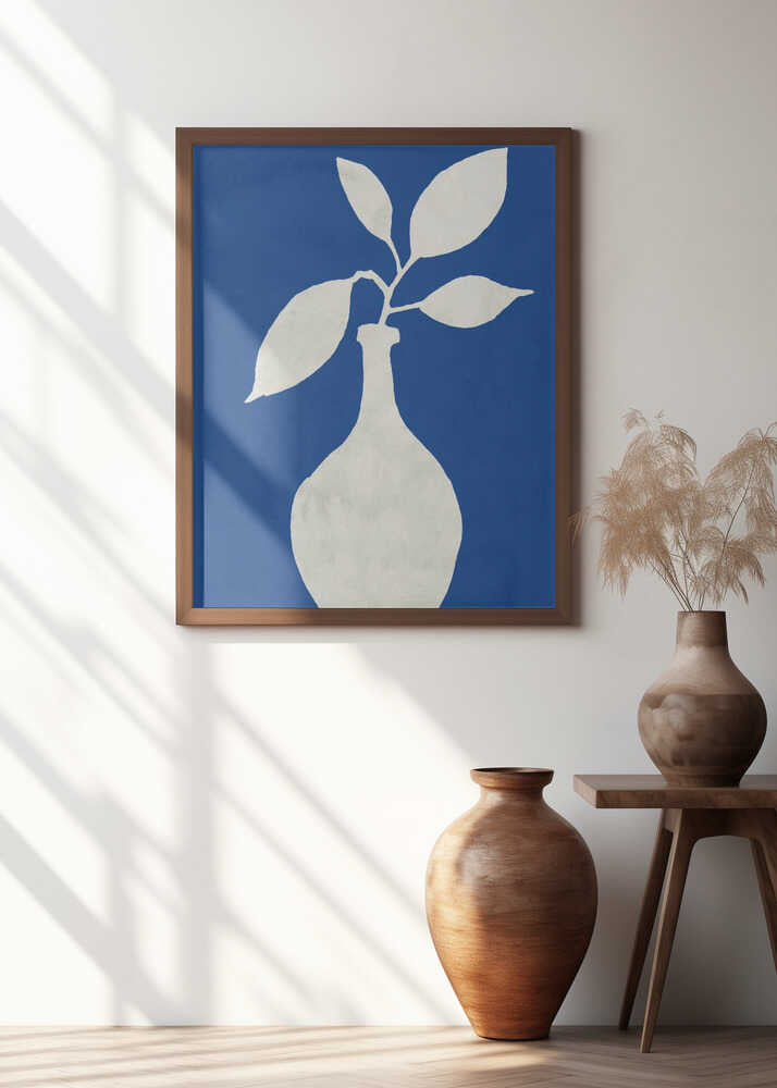 White Vase Silhouette
