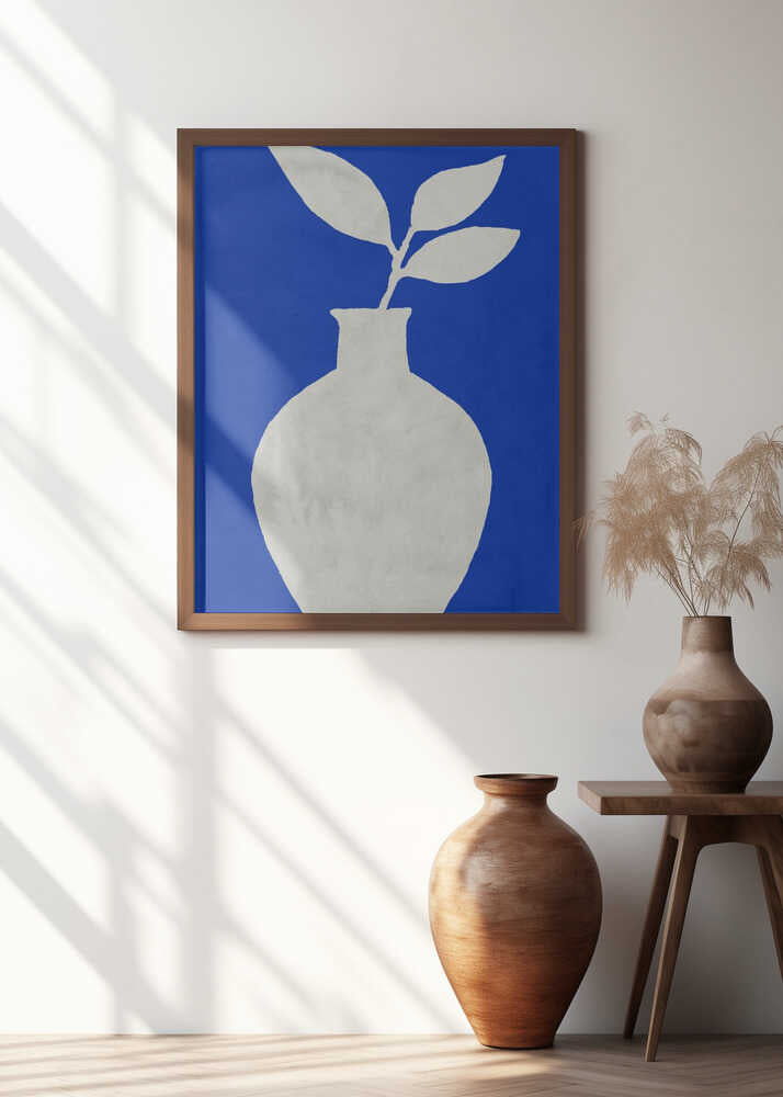 White Vase Silhouette