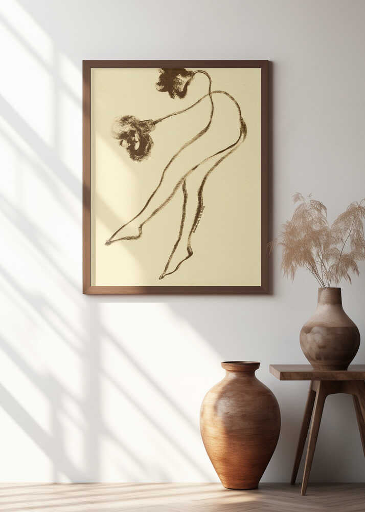 Floral Lines Drawing