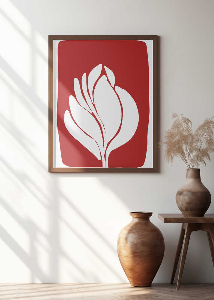 White Blossom Silhouette