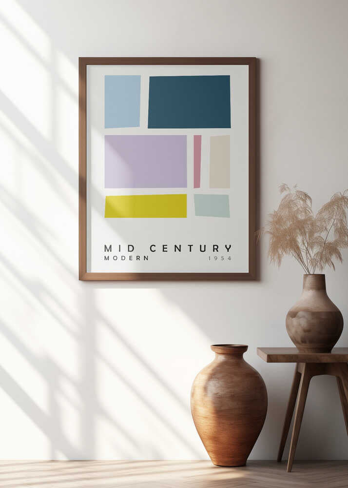 Retro Color Geometric Shapes