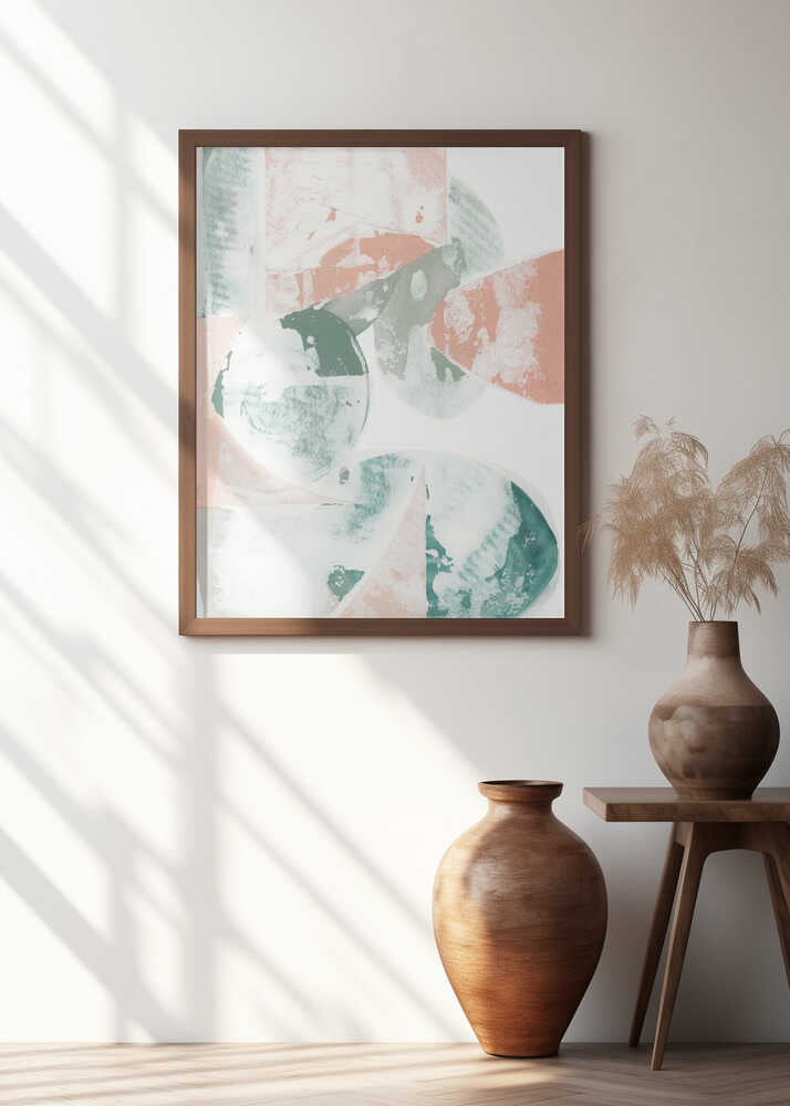 Pastel Tones With Organic Shapes