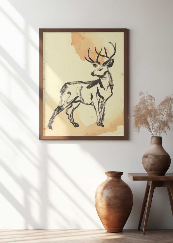 Majestic Stag Sketch