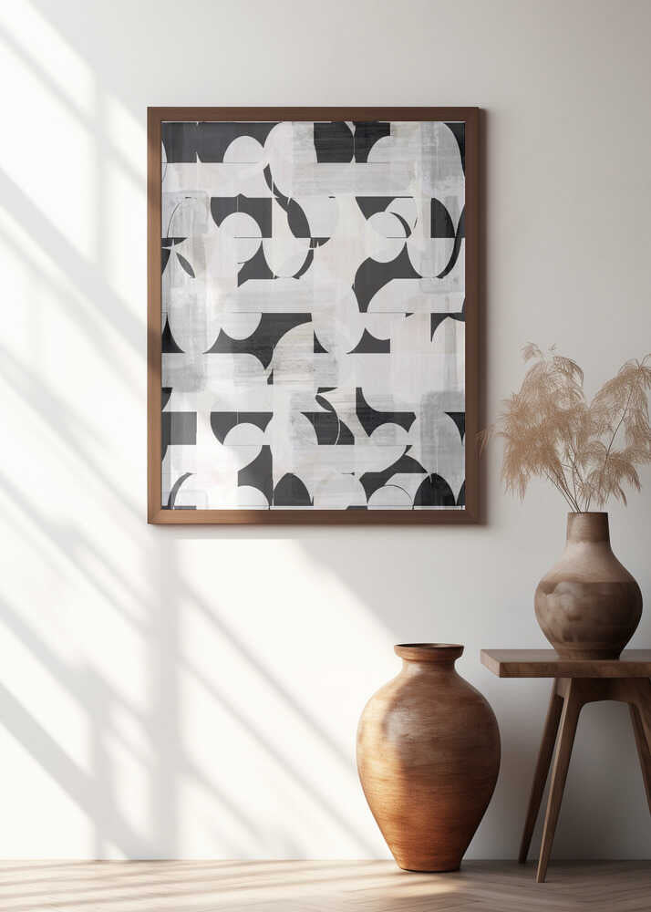 Geometric Shapes And Monochrome Tones