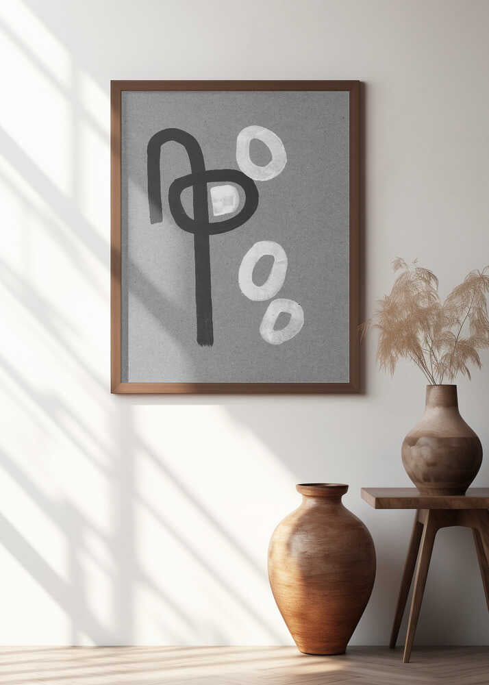 Bold Monochrome Shapes