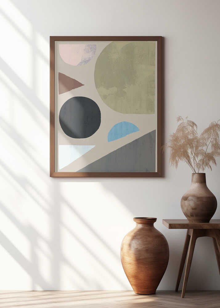 Abstract Shapes in Muted Tones