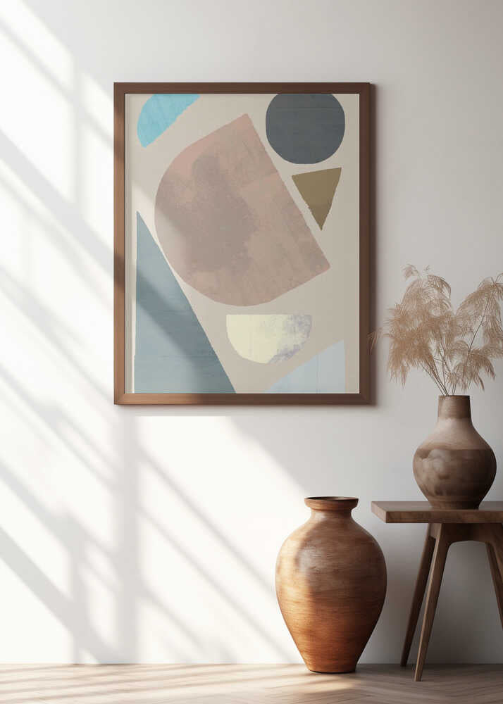 Abstract Shapes in Muted Tones