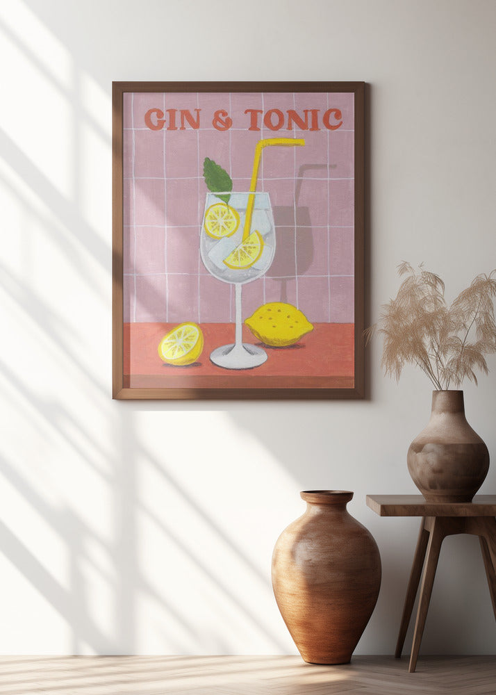 Gin and Tonic Cocktail