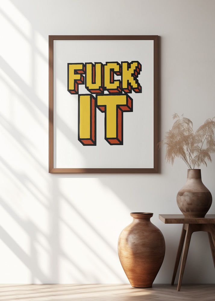 Bold Typography with Yellow Color