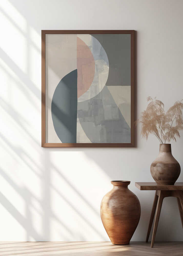 Geometric Forms And Muted Colors