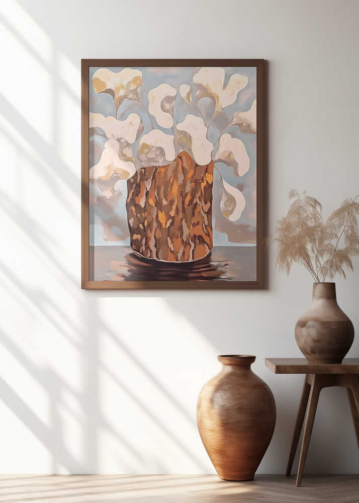 White Flowers In A Vase