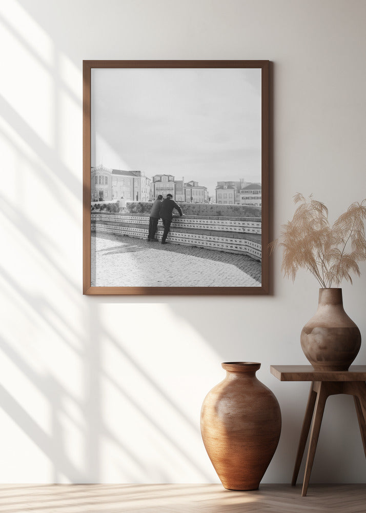 Ericeira In Black And White