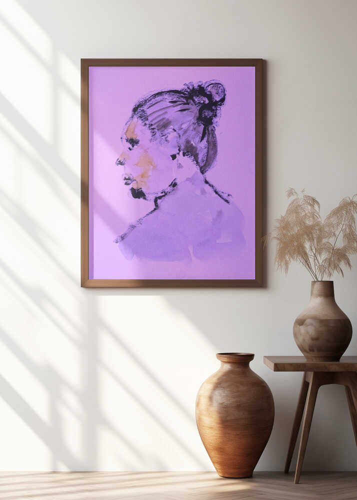 Serene Profile Sketch