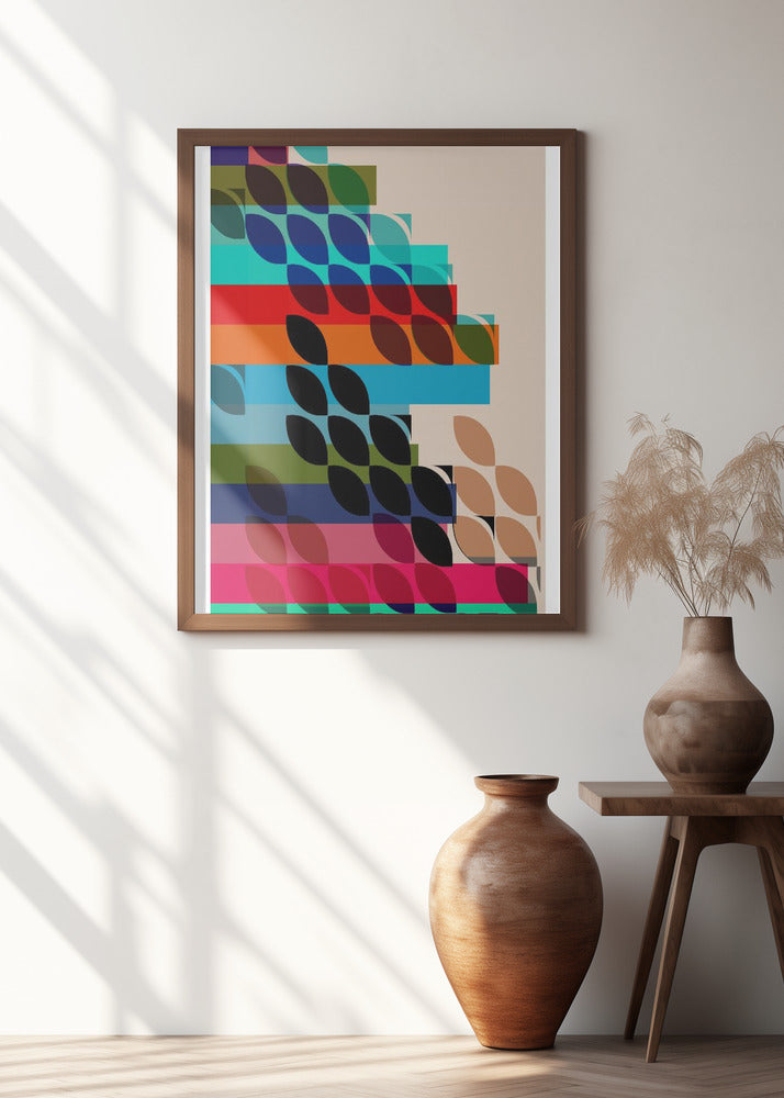 Geometric Shapes And Vibrant Colors