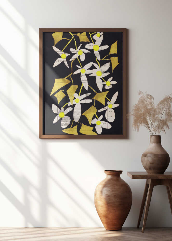 Mid century modern hanging plant