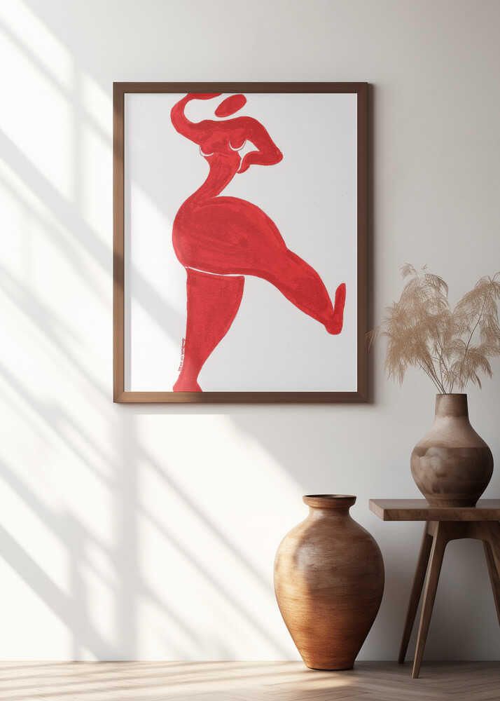 Red Silhouette Dance