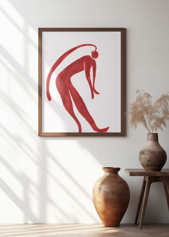 Red Figure Silhouette