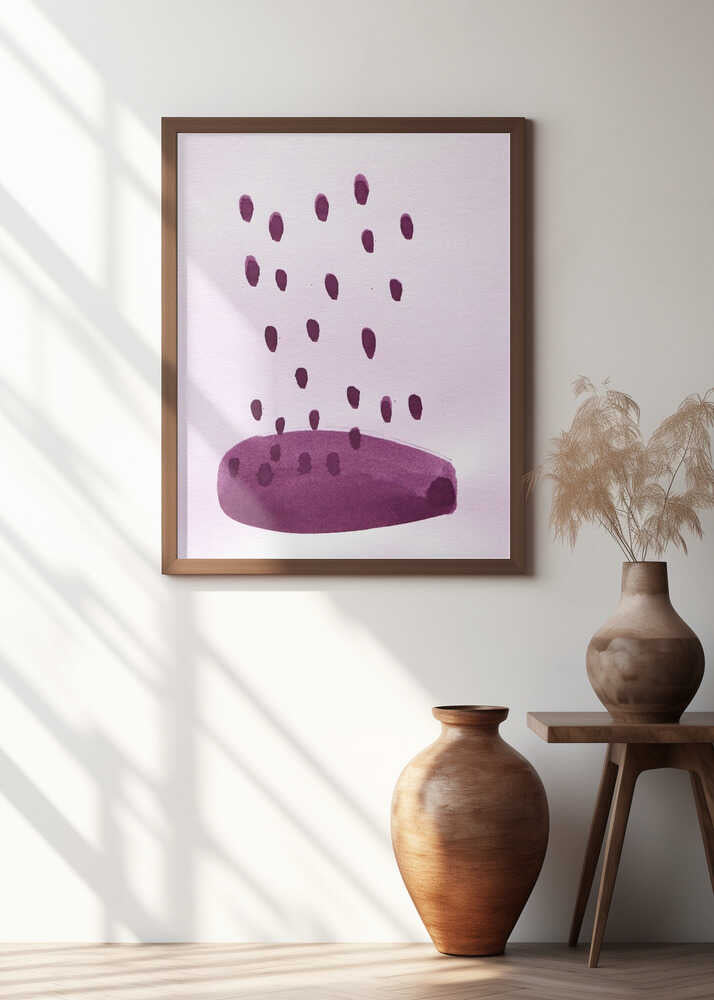 Purple Raindrops