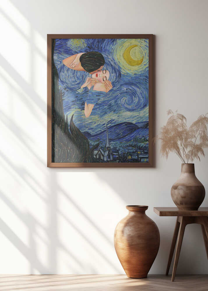 Kiss Under the Starry Night