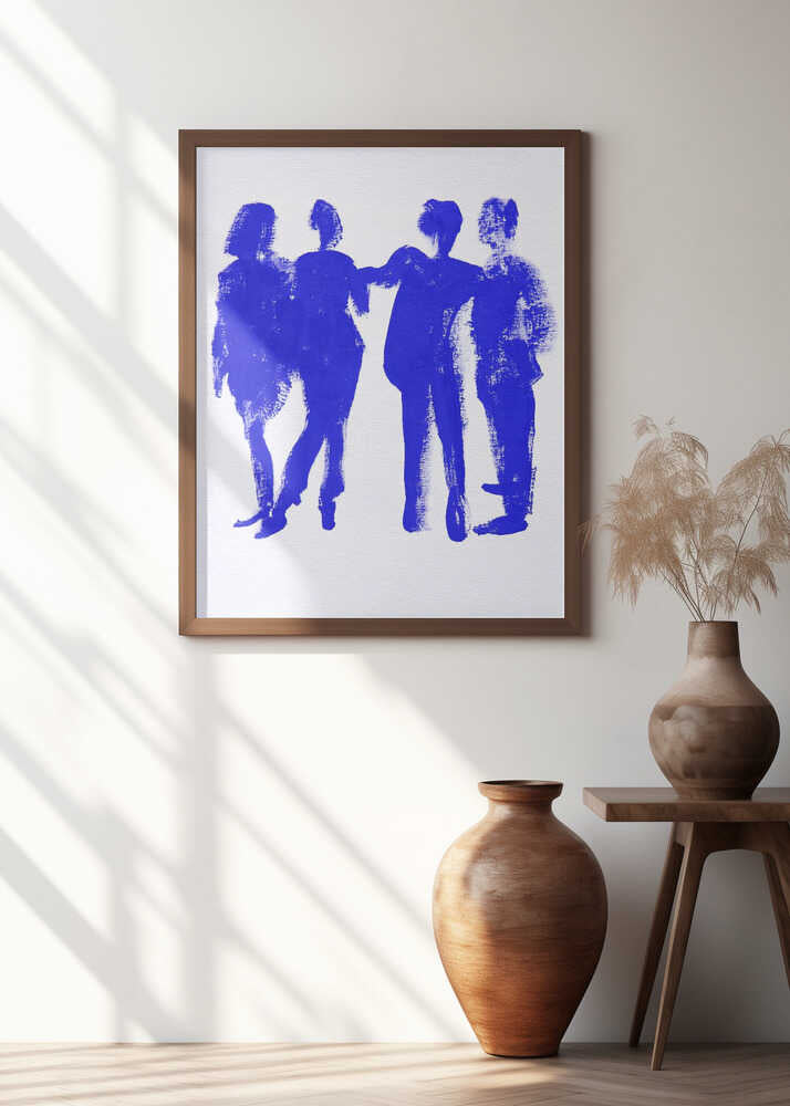 Blue Silhouettes