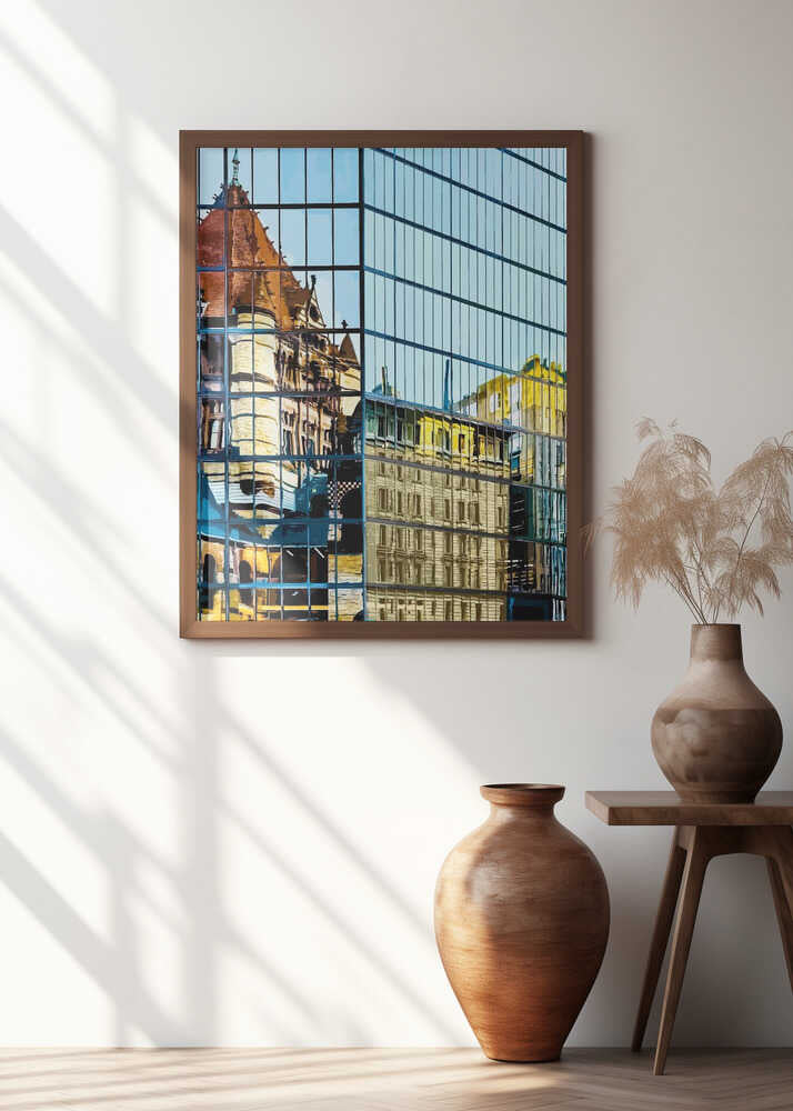 Reflections in glass - Boston, Massachusetts