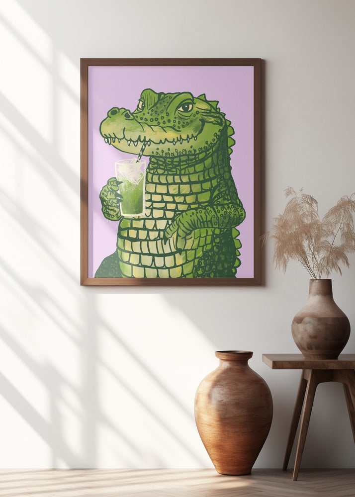 Matcha crocodile
