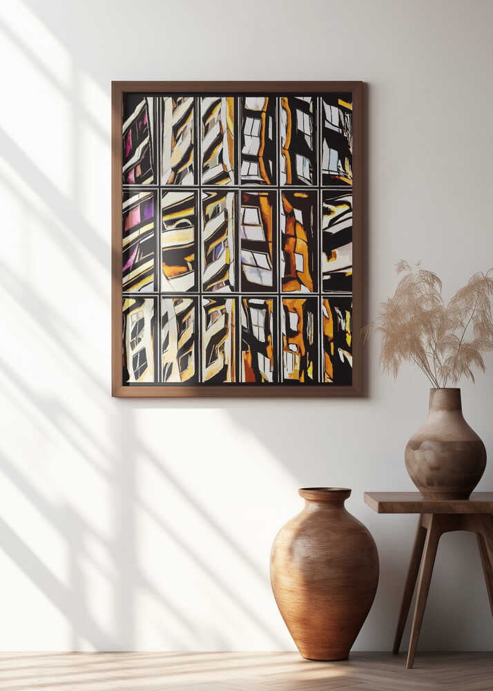 Reflections in glass - Los Angeles, California