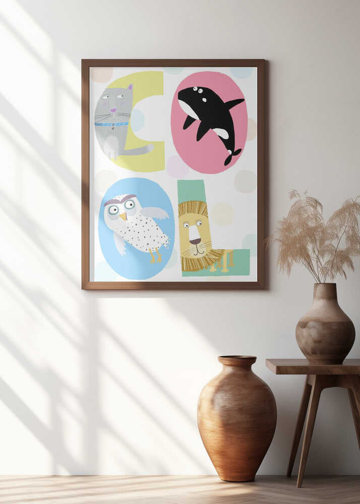 Cool! Illustrated Cool Animal Letters by Carla Daly