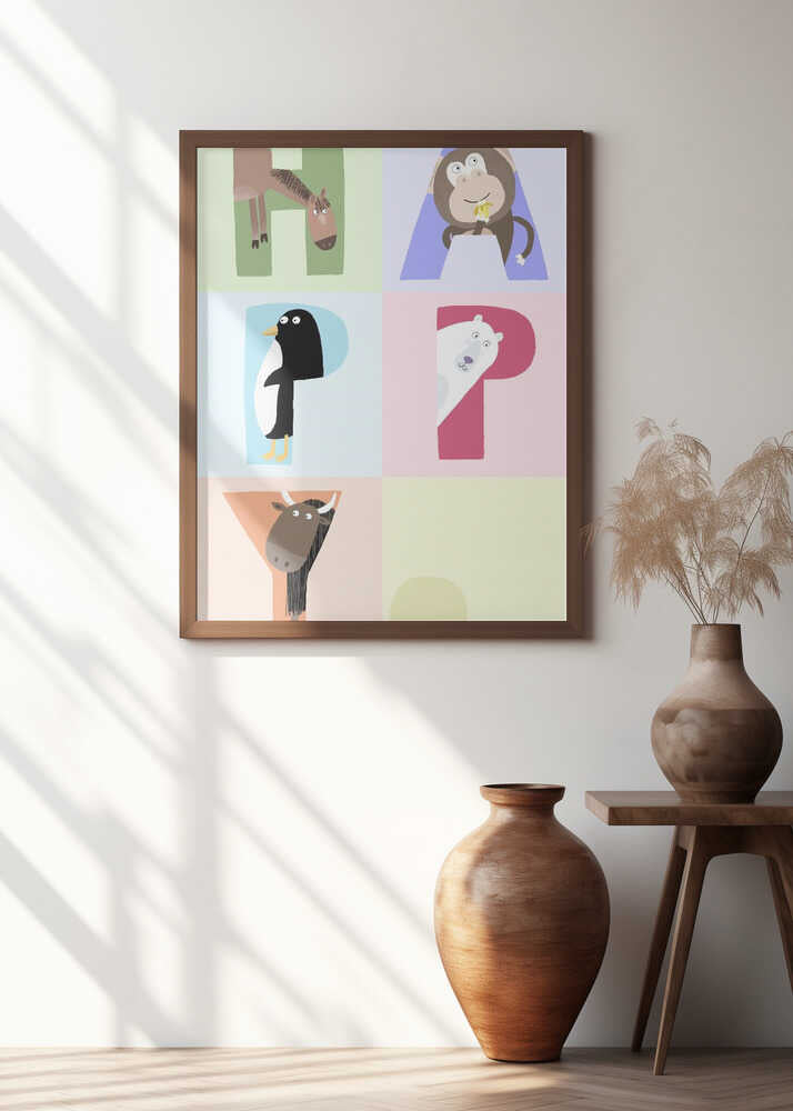 Joyful Animal Letters