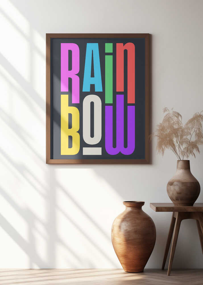 Rainbow Typography