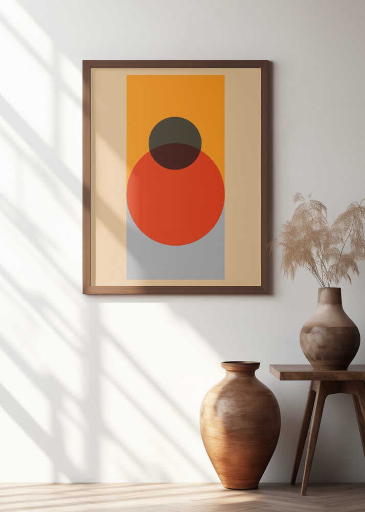 Sunset Eclipse: Modern Abstraction