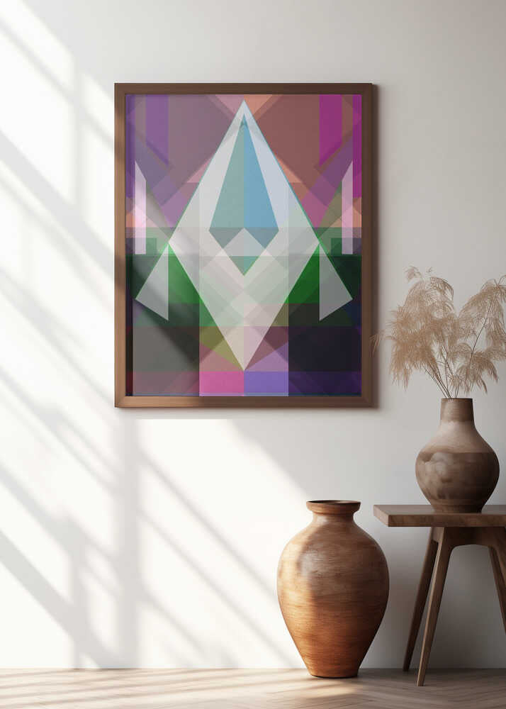 Crystal Abstraction: Prismatic Geometry No.1