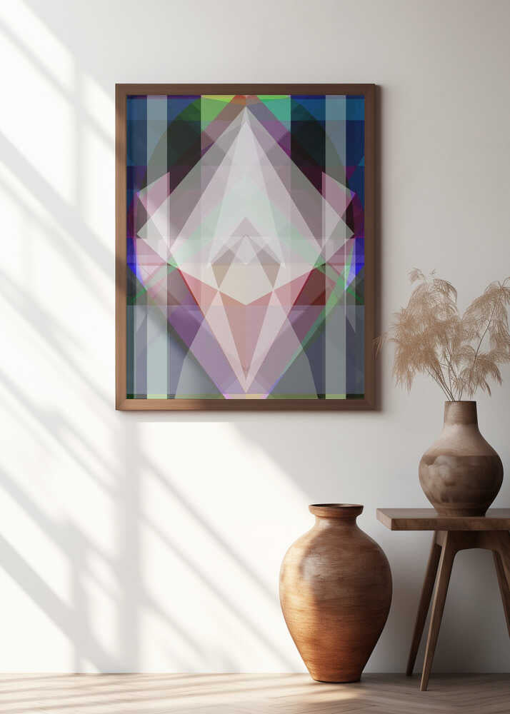 Crystal Abstraction: Prismatic Geometry No.2