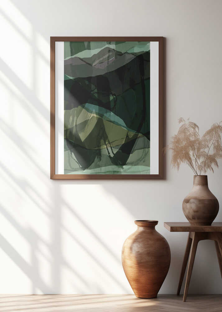 Dark Woodland Abstraction