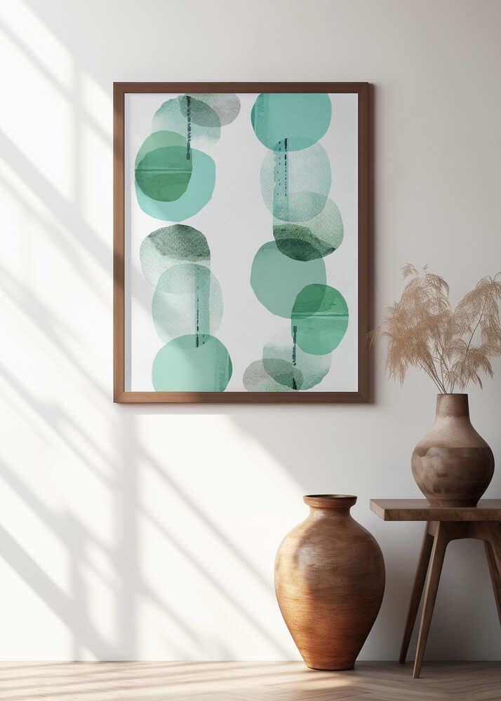 Watercolour Sea Gems No.2