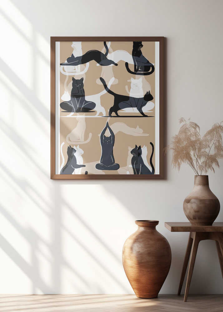 Mindful Meows: Yoga Cat Collection