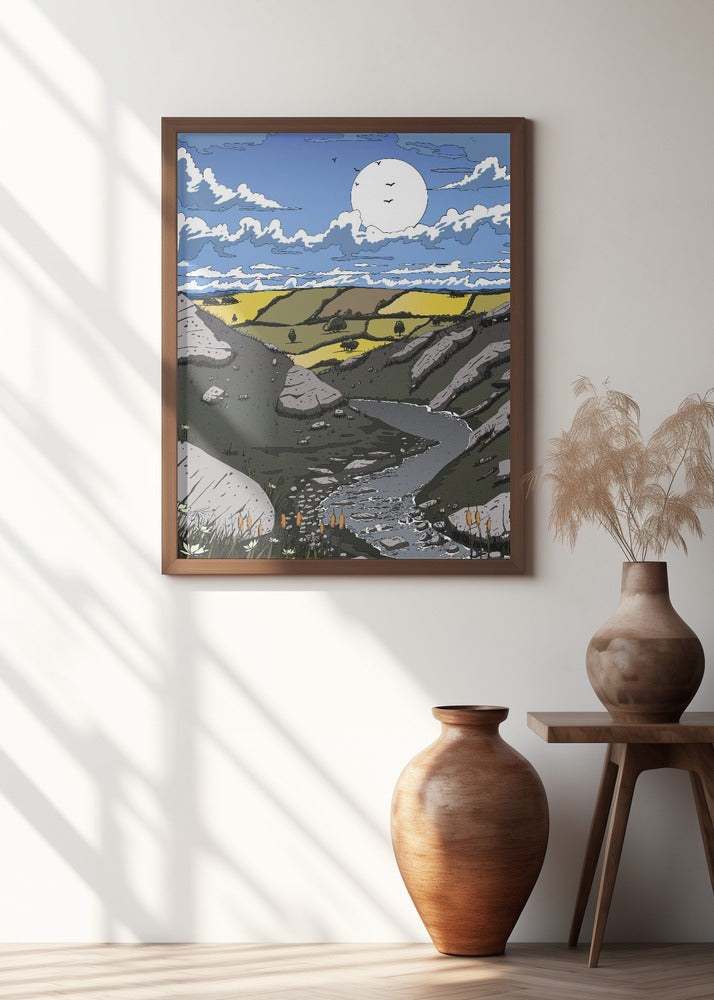 Moon Over The Valley