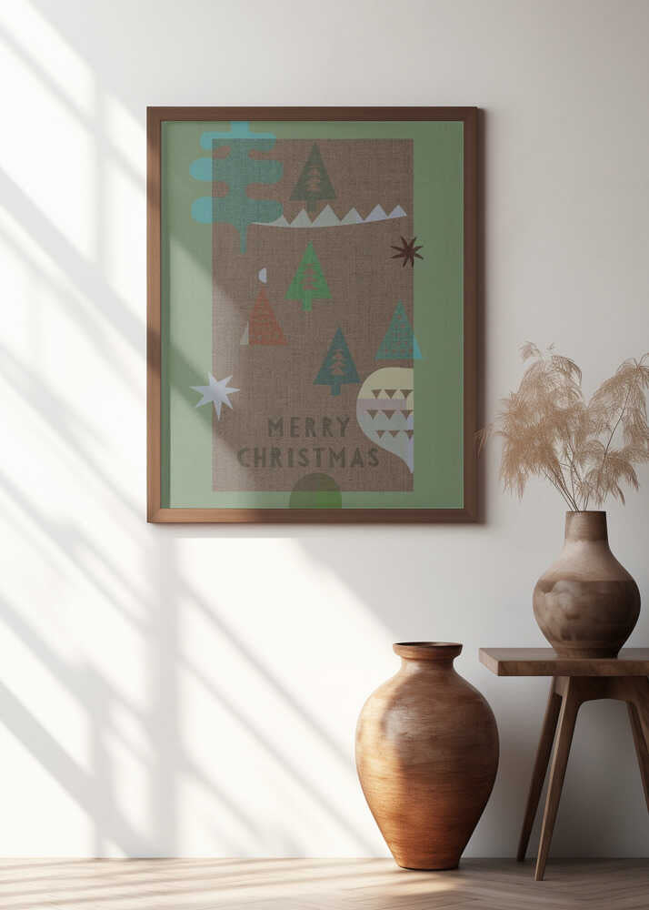 Abstract Forest Christmas