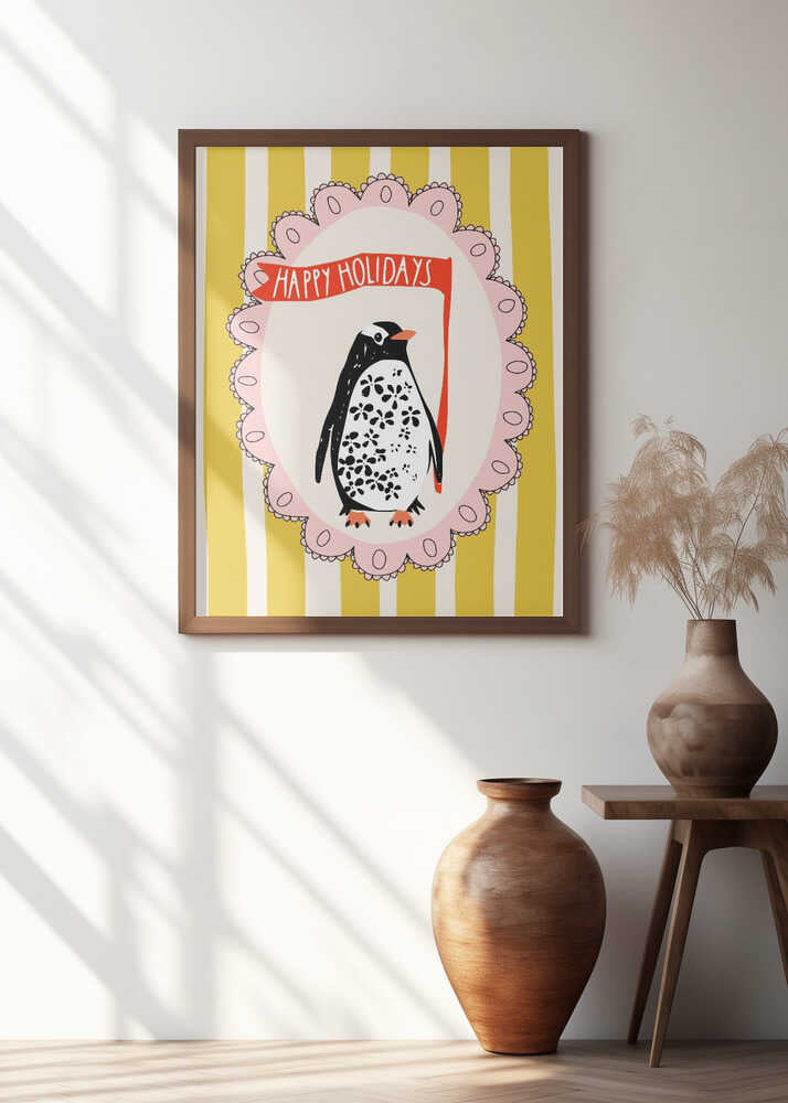 Festive Penguin Portrait