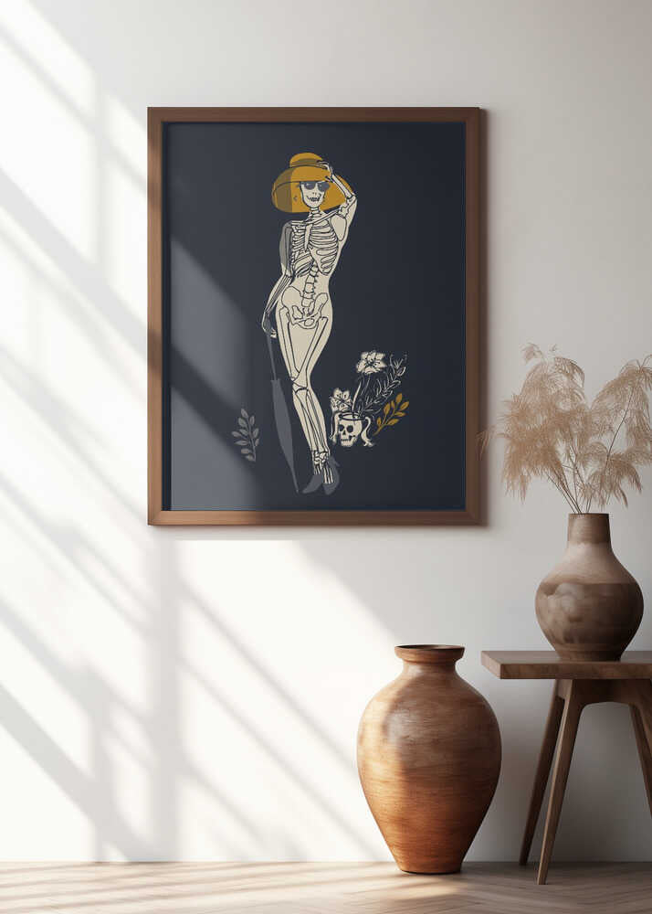 Gothic fashionista black Illustration No2