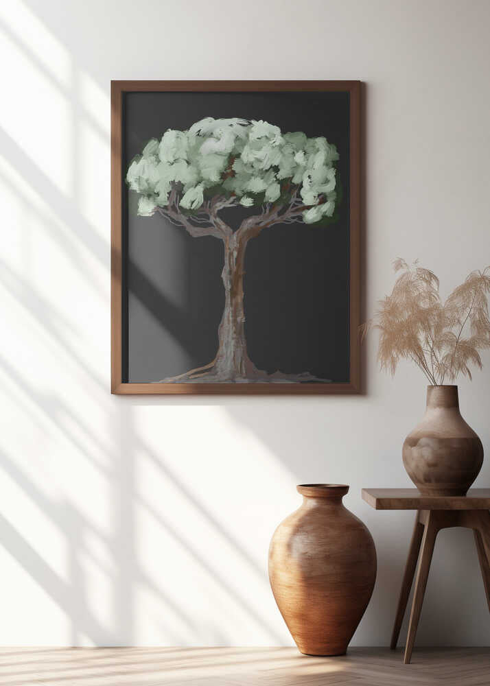 Vintage Tree Painting