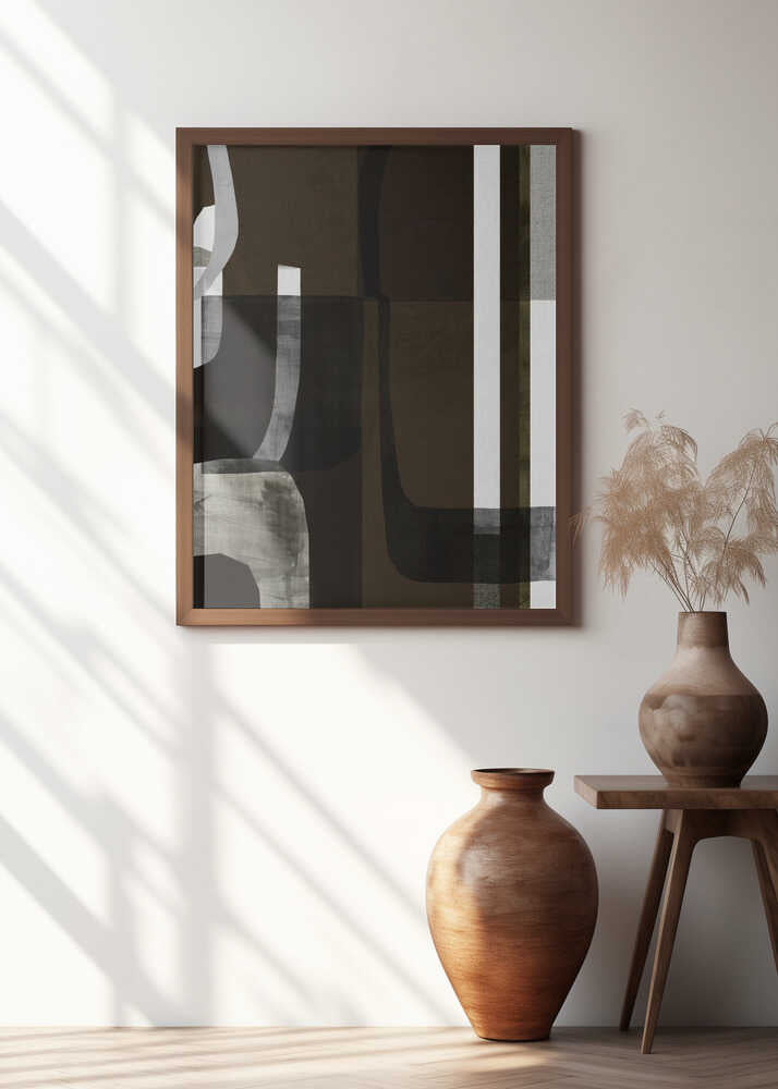 Curved and Linear Abstract Forms