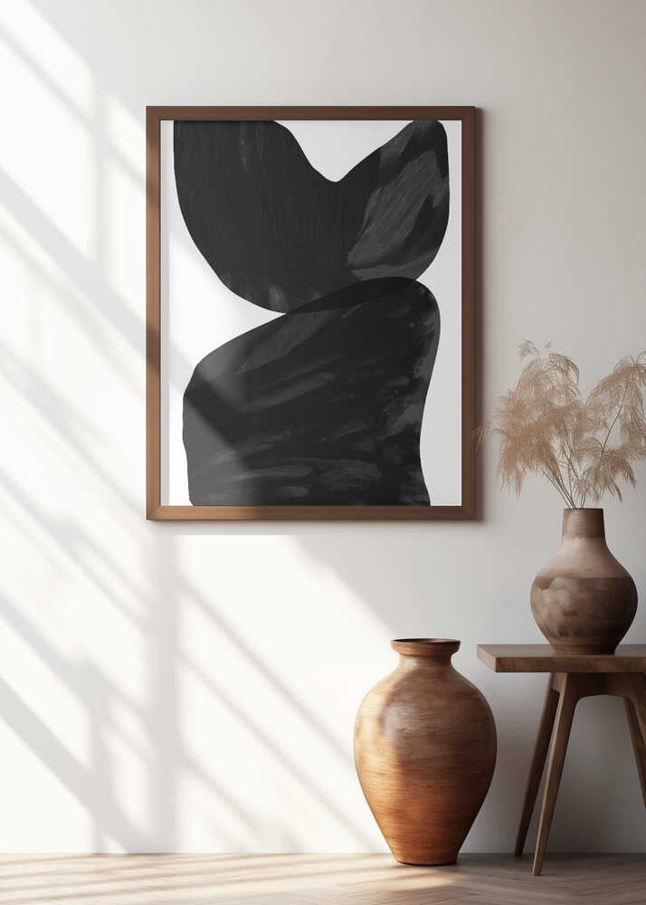 Abstract Black Forms No.2