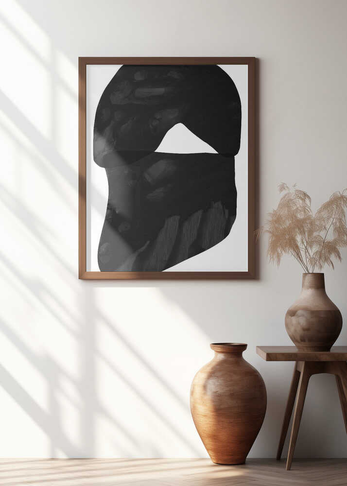 Abstract Black Forms No.1