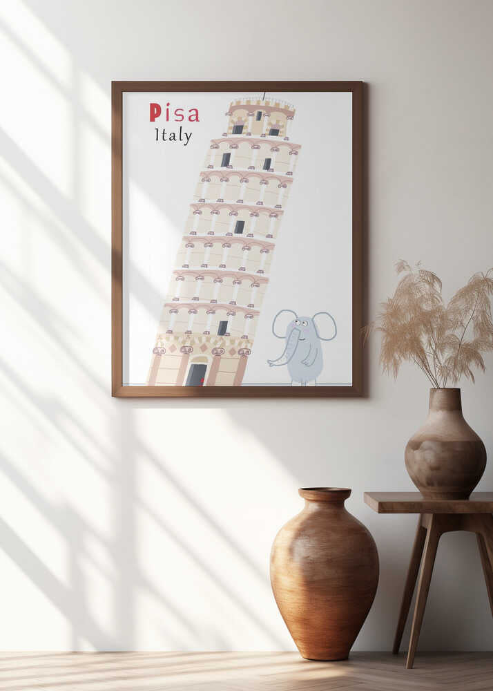 "LANDMARK25" Leaning Tower of Pisa, Italy