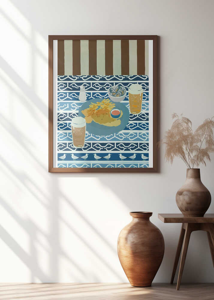 Fish, Chips, Mussels and Beer