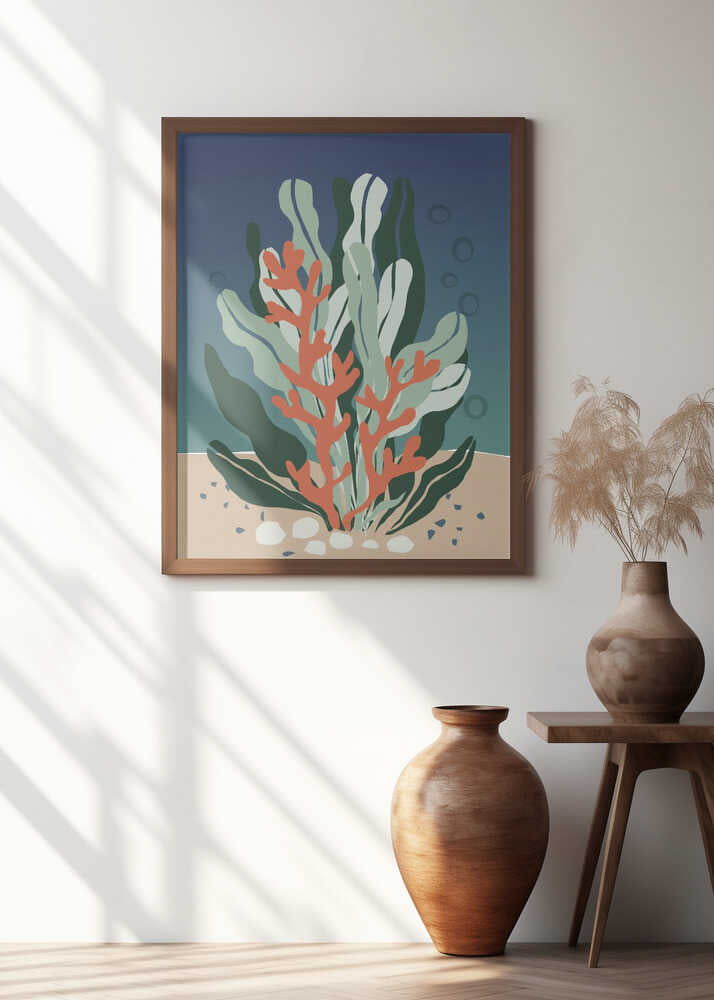 Underwater Coral and Seaweed Garden